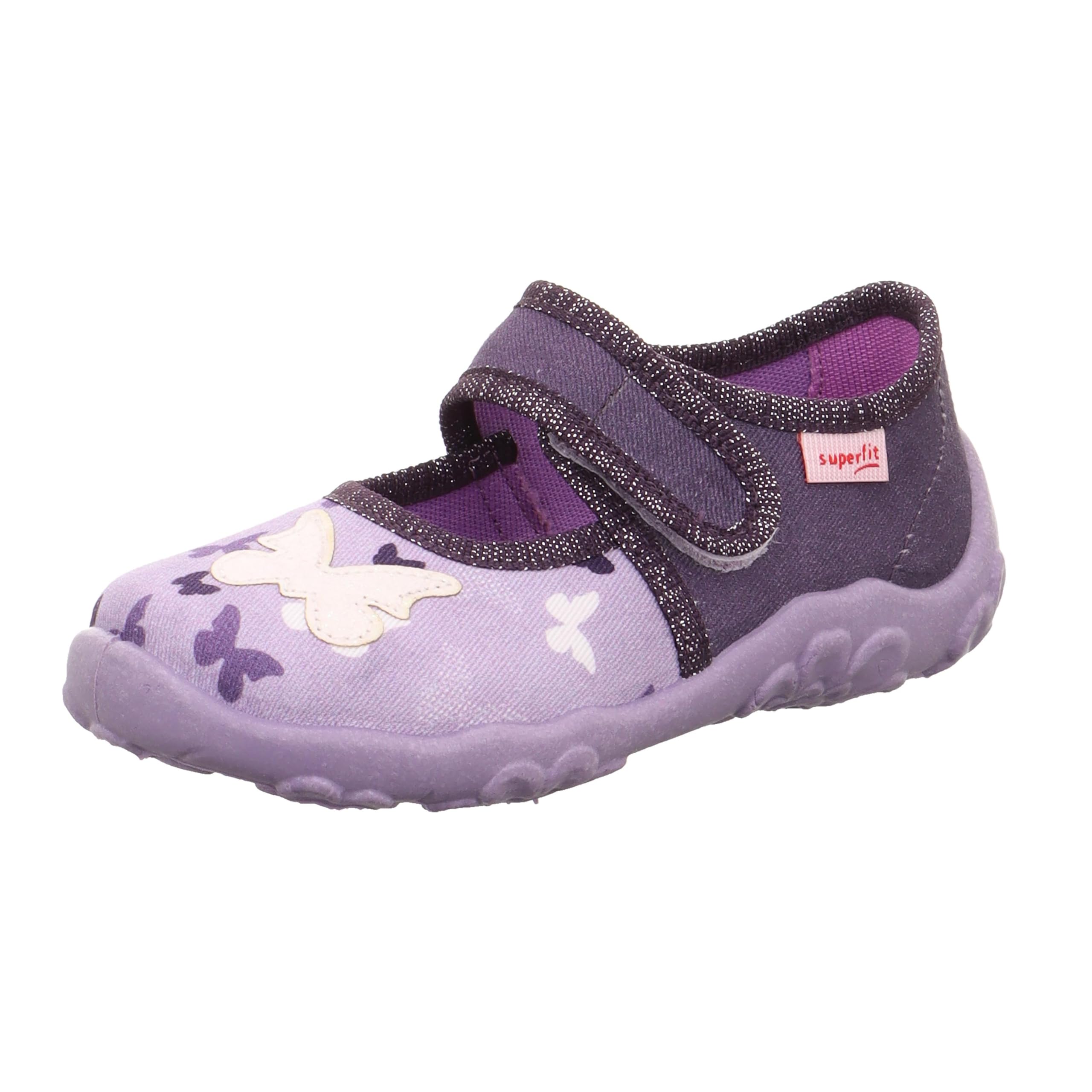 Superfit Girls Bonny Slippers, Purple 8530, 4 UK