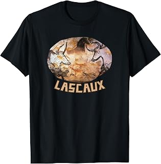 Lascaux Cave Painting Prehistoric Art Aurochs Horses Deer T-Shirt