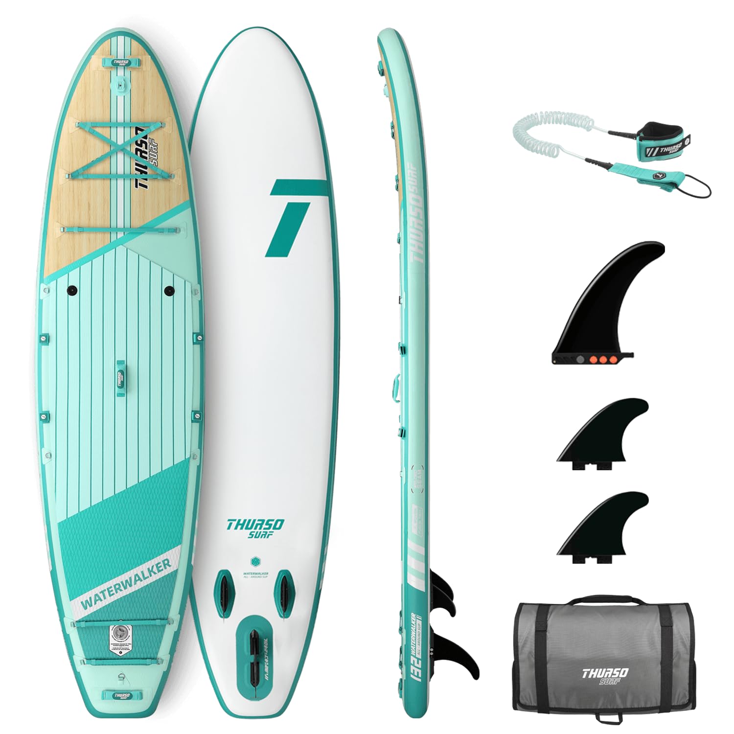Amazon.com : THURSO SURF Waterwalker 132 11 ft Paddle Board