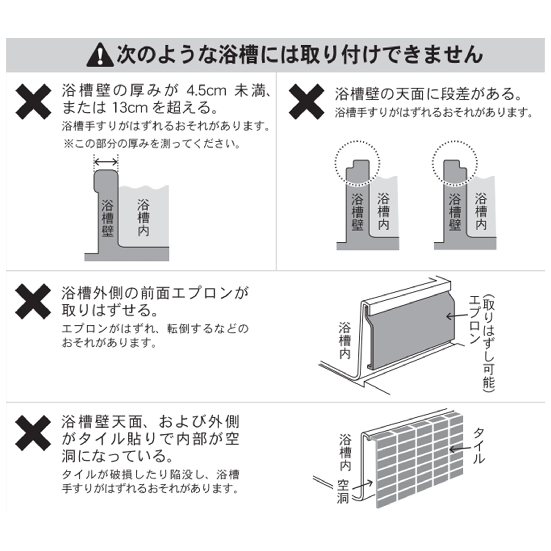 幸和製作所 テイコブコンパクト浴槽手すり YT01