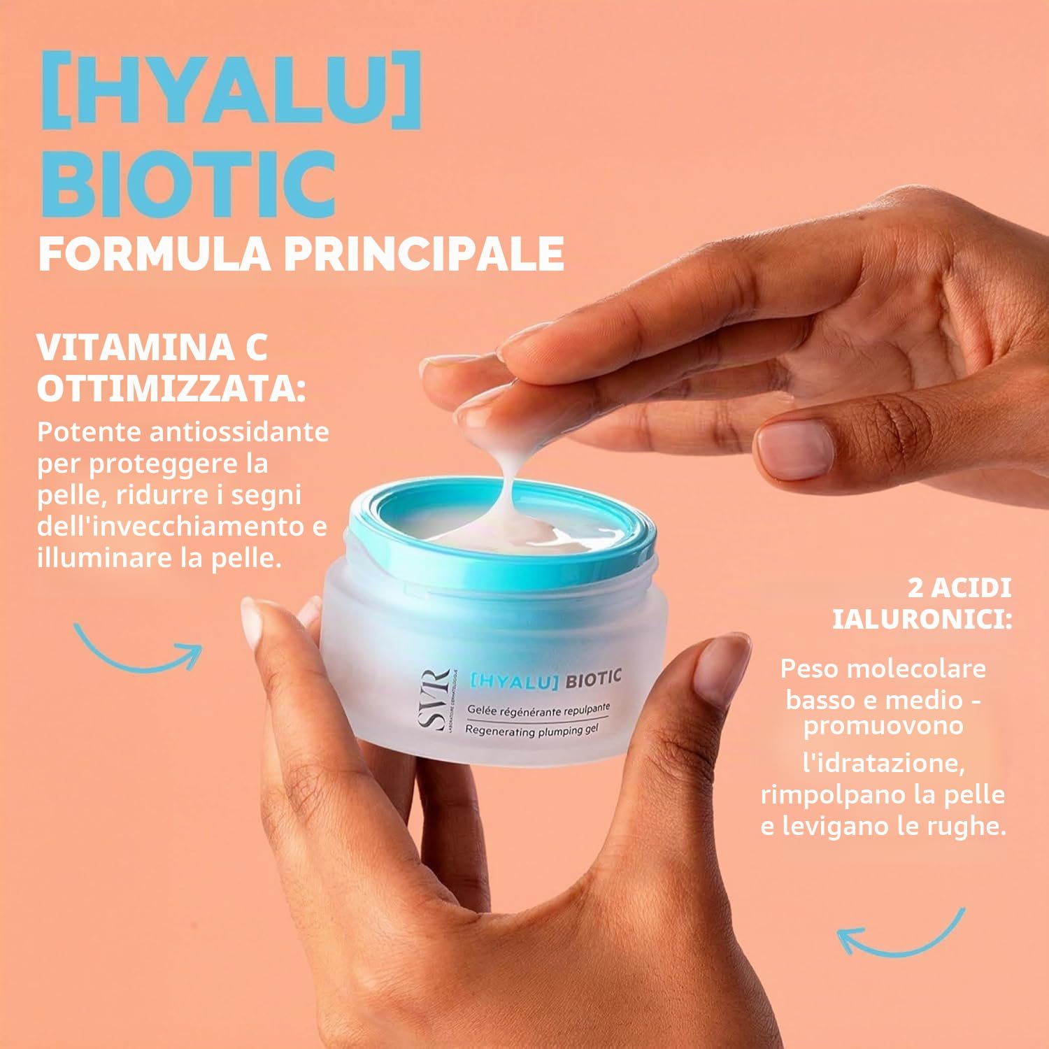 SVR - SVR HYALU Biotic Gel Rigenerante e Rimpolpante 50ml - 950127528