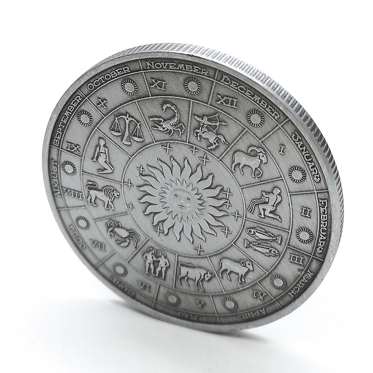 12 Constellation Coin Zodiac Coin Commemorative Coins Souvenir Arts Lucky  Coin Collection (Pisces) : Amazon.ca: Toys & Games