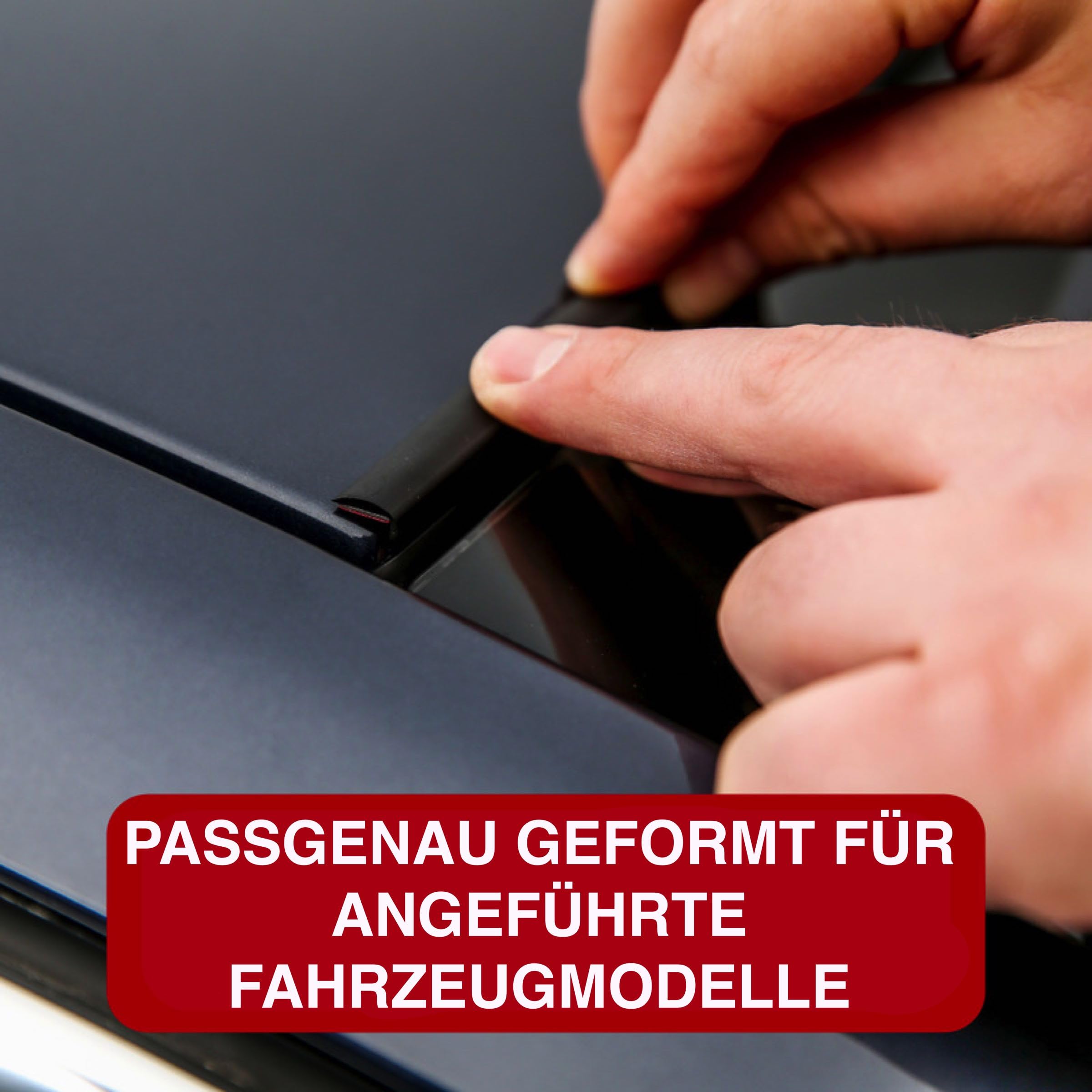 AROBA ARS035A Osłona krawędzi dachu, kompatybilna z Volkswagen Sharan Van 2 Generation (08.2010-06.2022) Roof Saver ochrona dachu