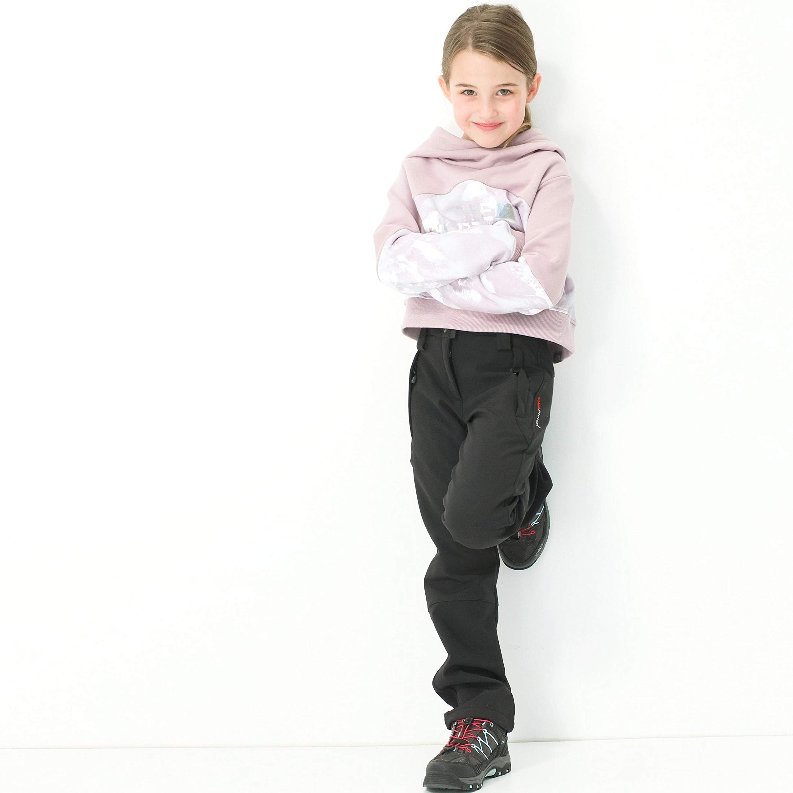 CMP Pantalones Softshell Con Tecnología Climaprotect Pantalones Softshell Con Tecnología Climaprotect, Niñas, Nero, 164