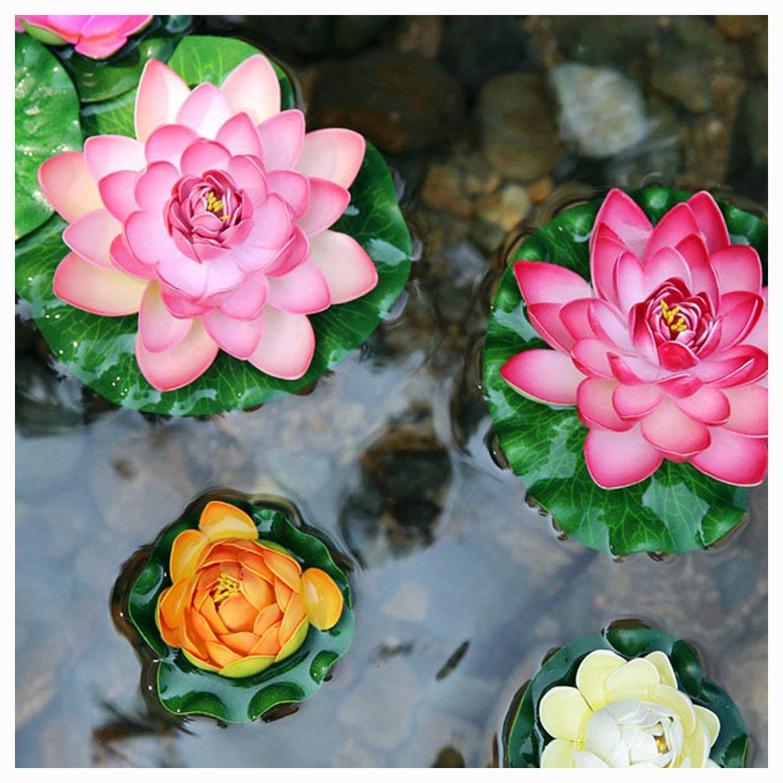 Artificial Floating Pond Plants Decor For You