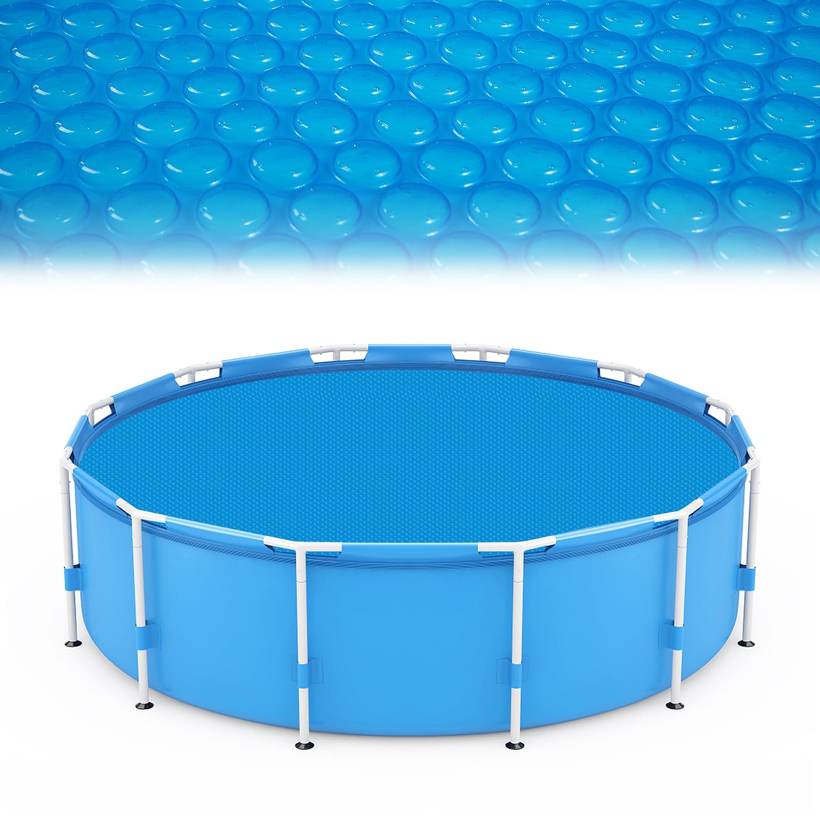 Solar Cover for Above Ground Pool 16mil Solar Pool Cover Round Solar