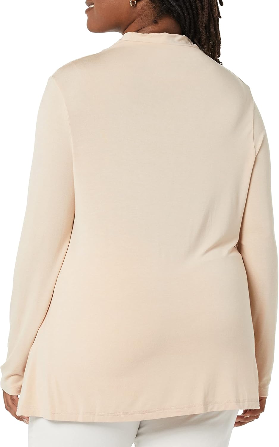 Amazon Essentials Womens Jersey Long-Sleeve Mock Neck Swing Tunic - Image 4