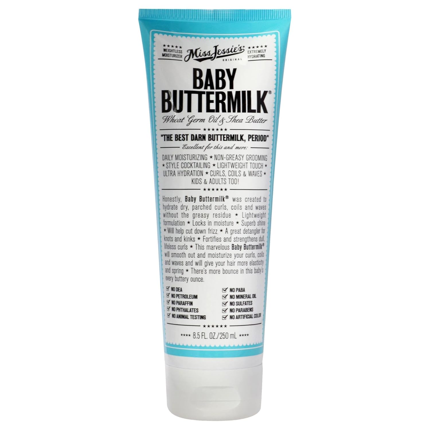 Miss Jessie’s Baby Buttermilk 8.5 oz Cream: Unisex, Hydrating, Lightweight Moisturizer for Dry Skin Miss Jessie’s Baby Buttermilk 8.5 oz Cream: Unisex, Hydrating, Lightweight Moisturizer for Dry Skin