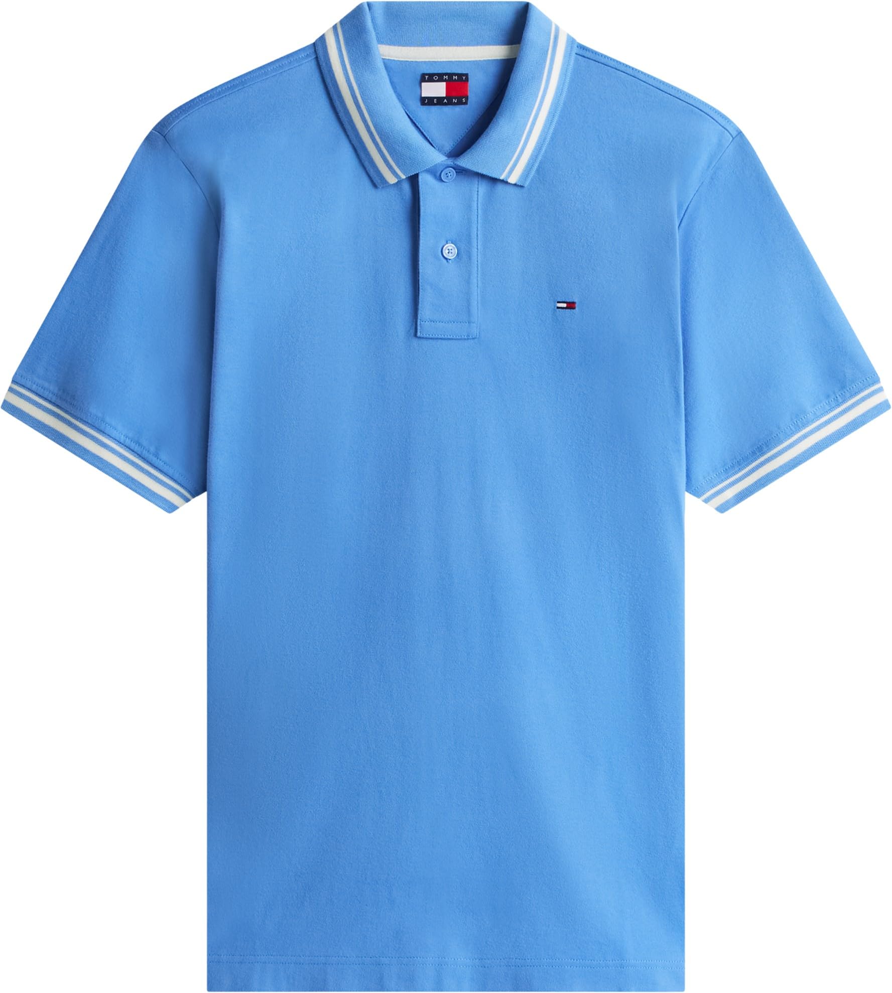 Tommy Jeans Herren TJM Reg Tipped Polo EXT Dm0dm22700 S/S Poloshirt (1er Pack)
