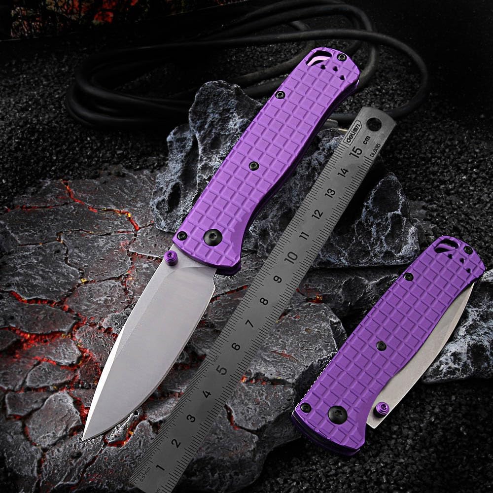 Folding Knife, 7.4" Blade, Utility folding Small knife Suitable for Household Camping and Outdoor knives (Color 1)