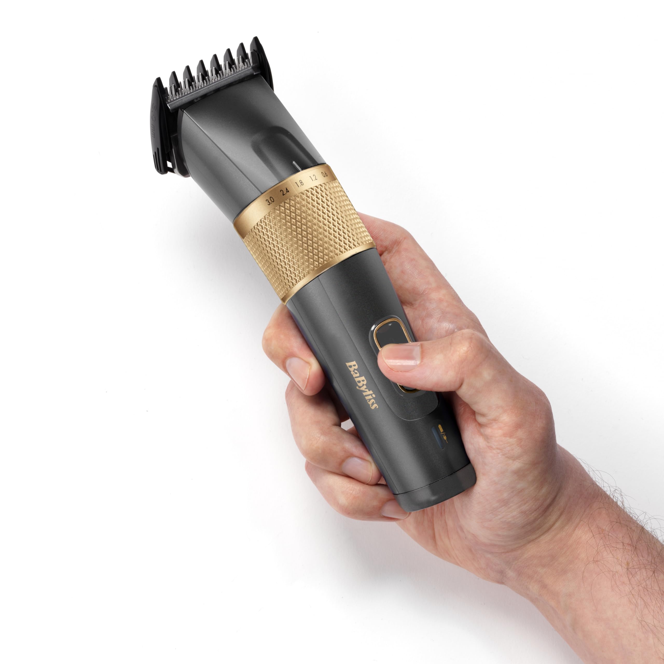 BaByliss E987E Cortapelos Inalámbrico Graphite Precision, carga rápida, tecnología de iones de litio, cuchilla de grafito, cortes fáciles y rápidos