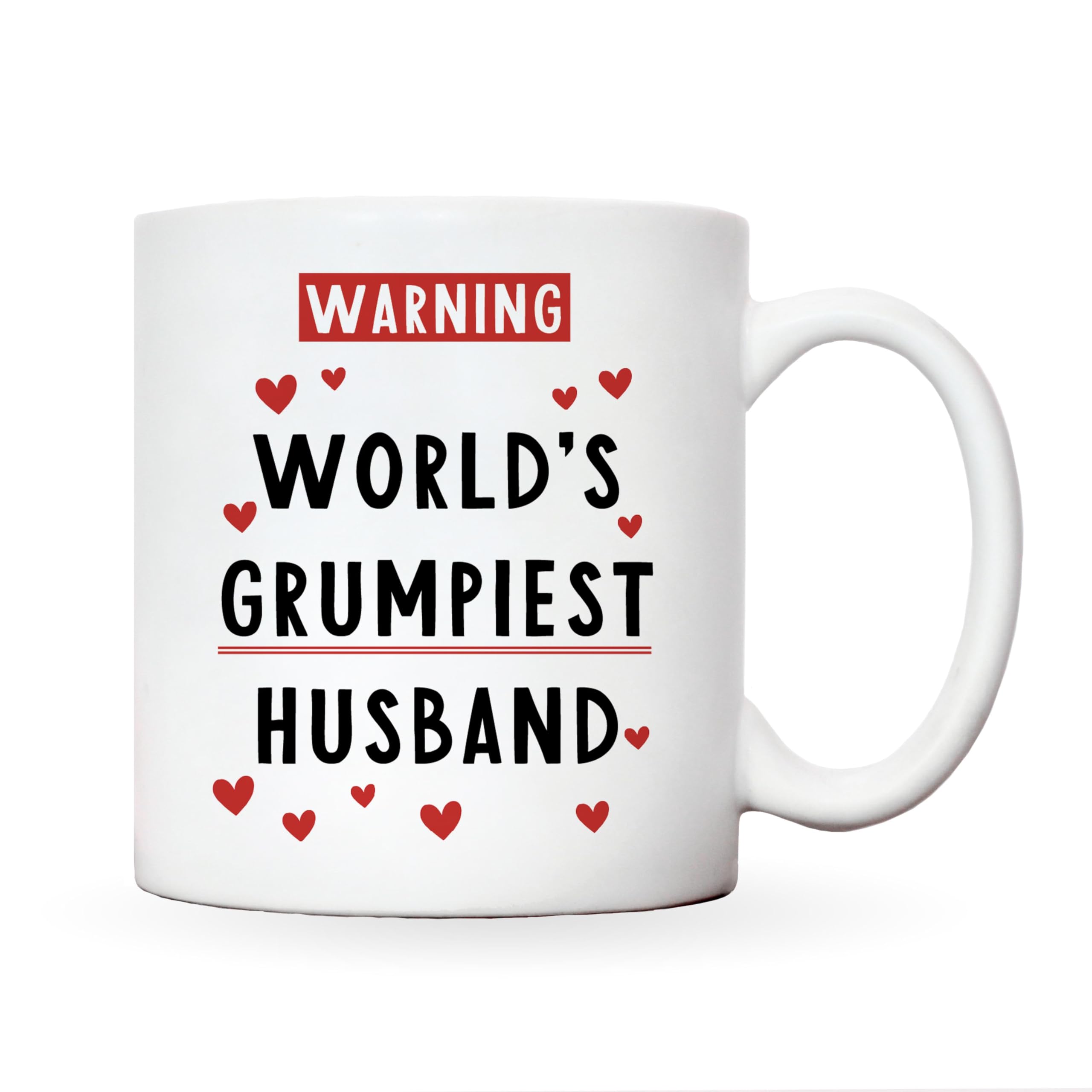 Valentines gifts for valentines day or anniversary, cute and funny selection of mug designs for anniversary gifts, valentines gifts for him, valentines gifts for her (Grumpiest Husband)
