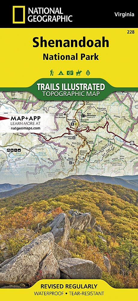 Shenandoah National Park (National Geographic Trails Illustrated Map (228))