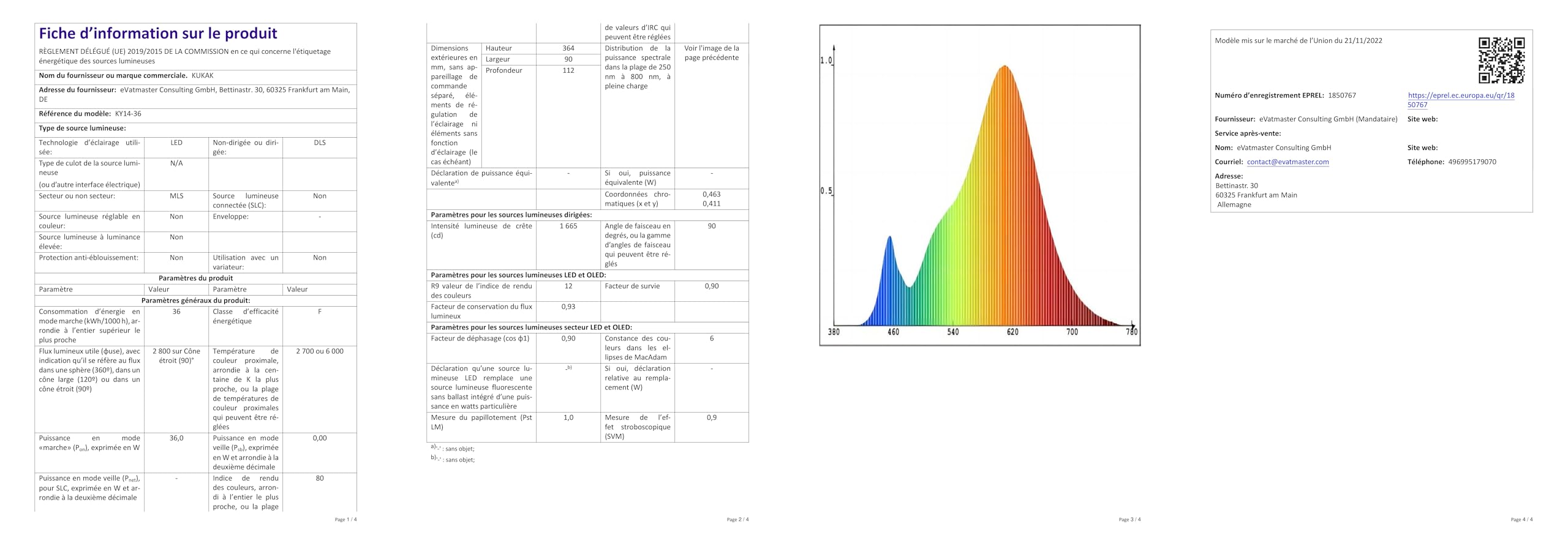SANSHI LED 12W Applique Murale Extérieur 3000K Blanc Chaud Moderne