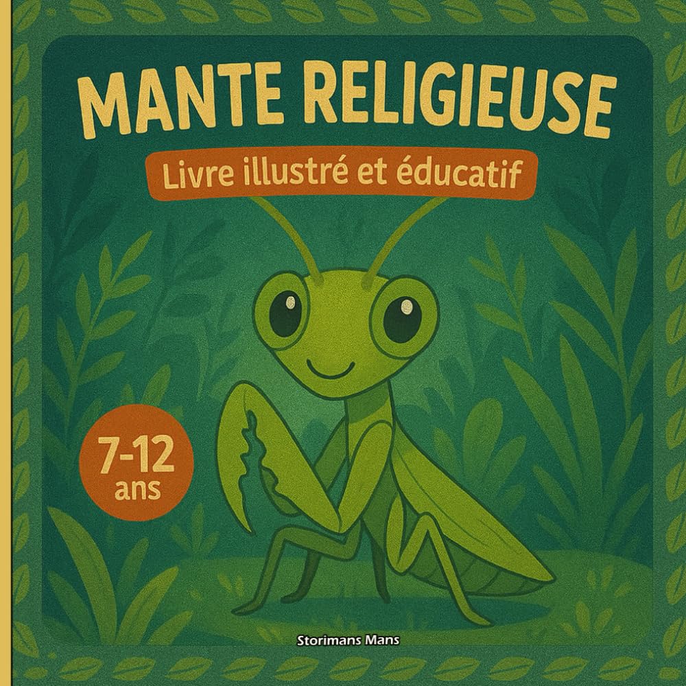 Mante religieuse – Livre illustré et éducatif: Maîtresse du camouflage - Couleurs, postures et techniques pour se fondre dans la nature