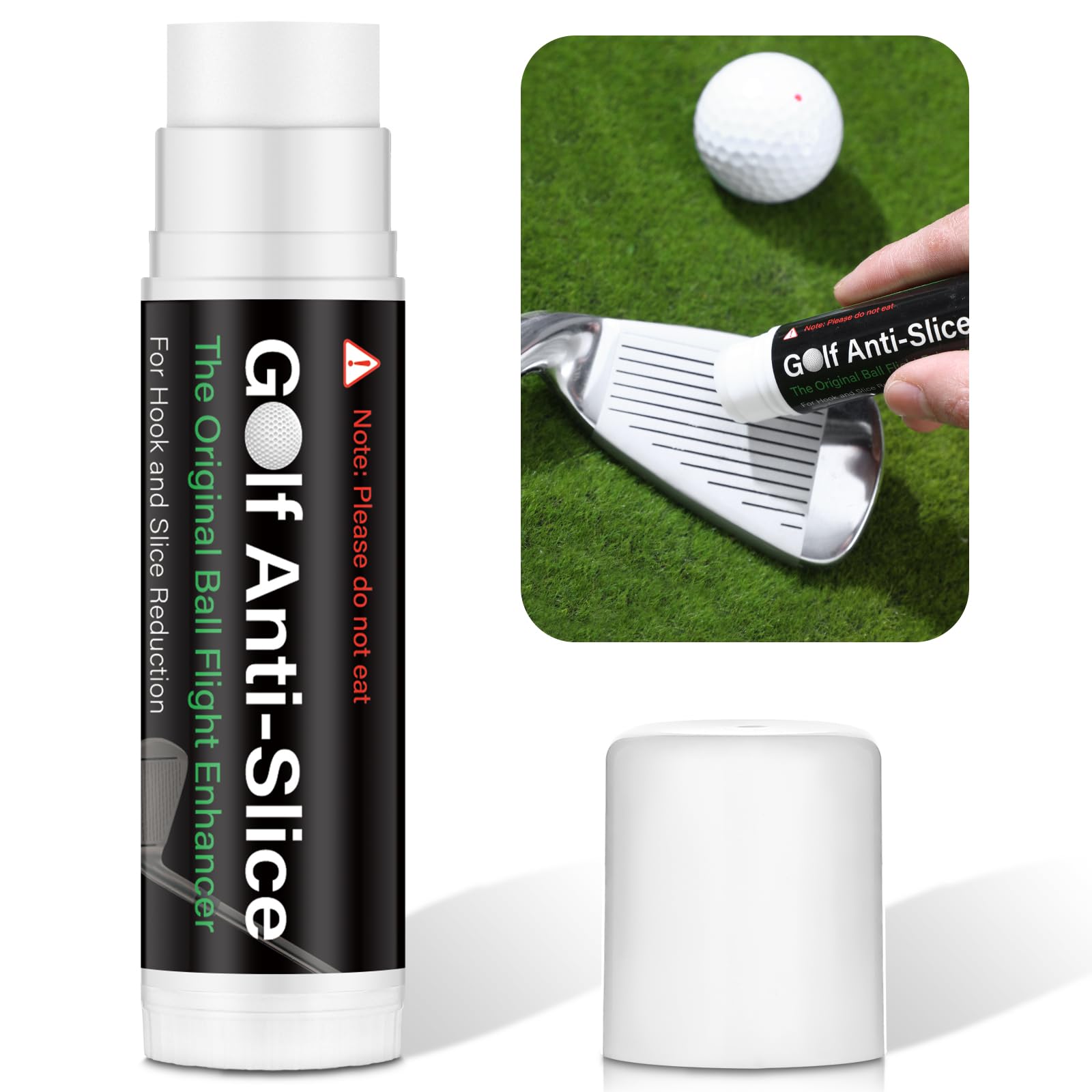 1 Pcs Golf Anti-Slice Anti-Slick Stick Compound for Clubs Boosts Distance and Increases Accuracy Gift for Golfer Supply