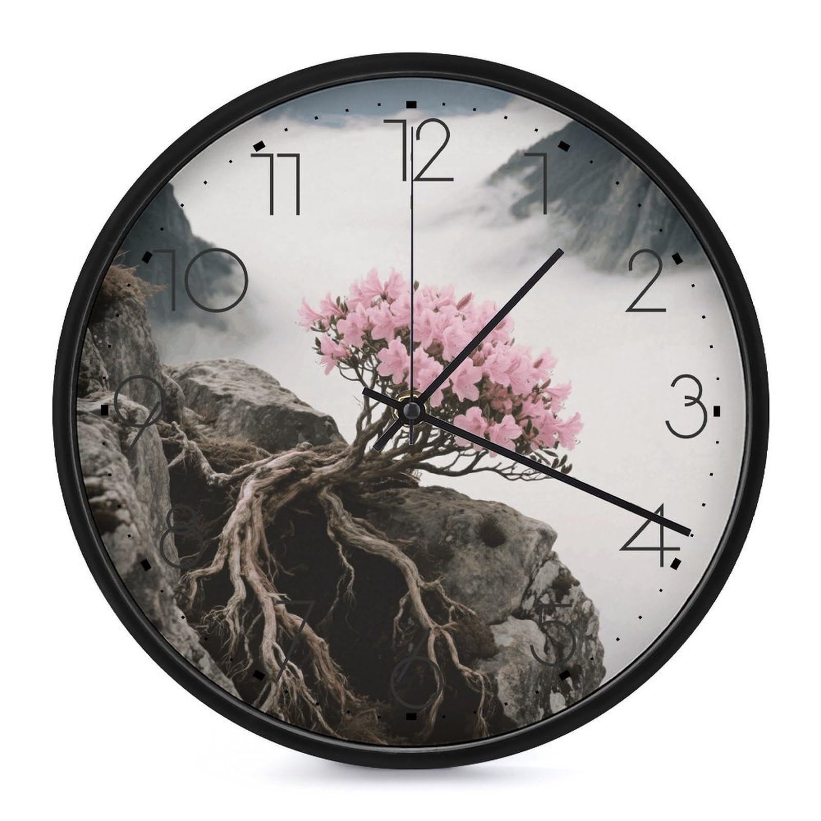 Horloge murale sans tic-tac pour retrouver le calme dans votre salon