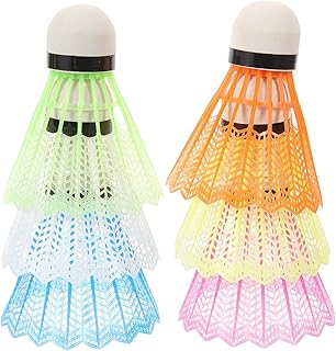 INOOMP 108 Peças Crianças Terno Bolas De Plástico Para Crianças Acessórios Esportivos Peteca Infantil Passarinhos Bolas Bolas De Badminton Peteca Colorida Peteca Leve Peteca Infantil