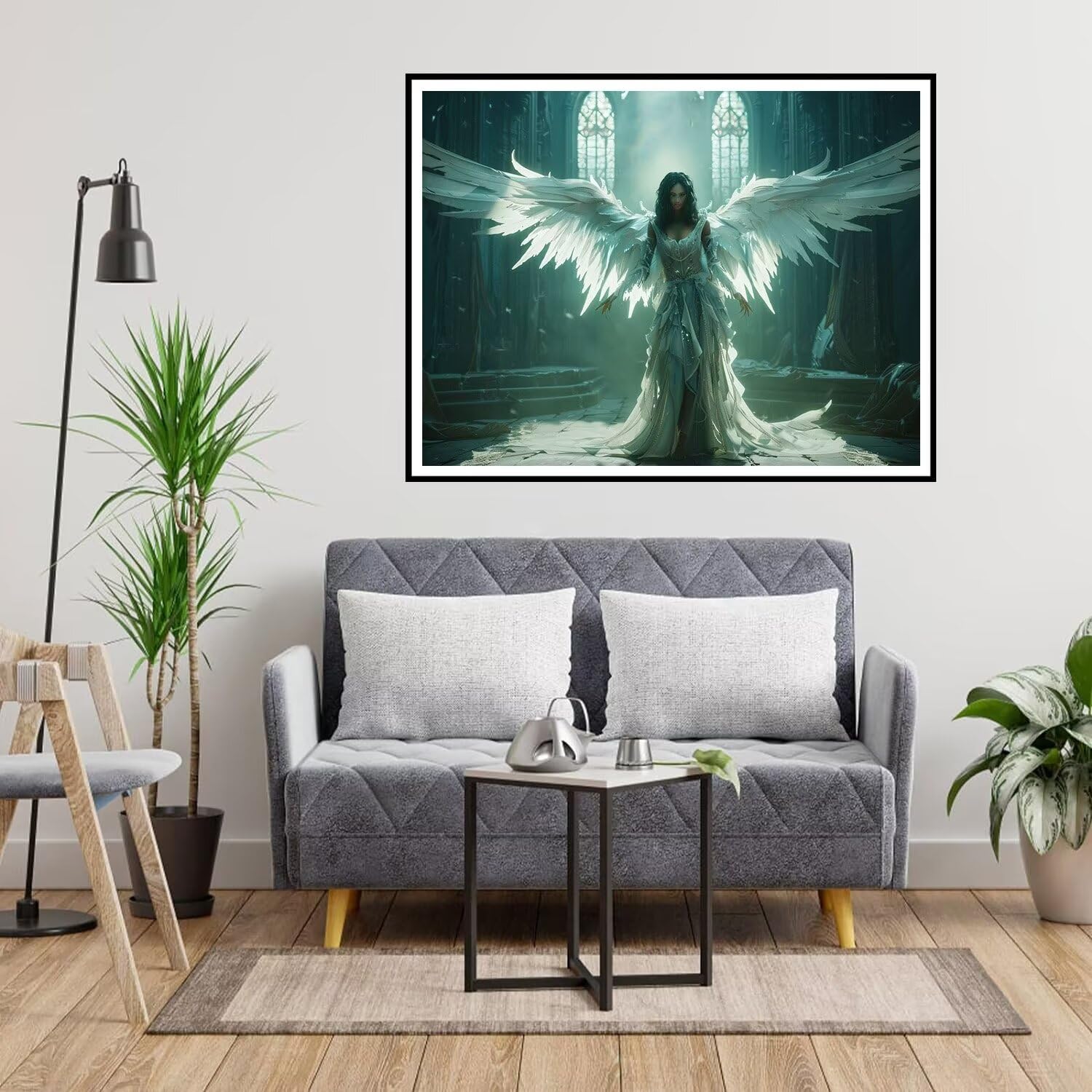Amazon | ダイヤモンドアート 天使 30x40cm ダイヤモンドペイン