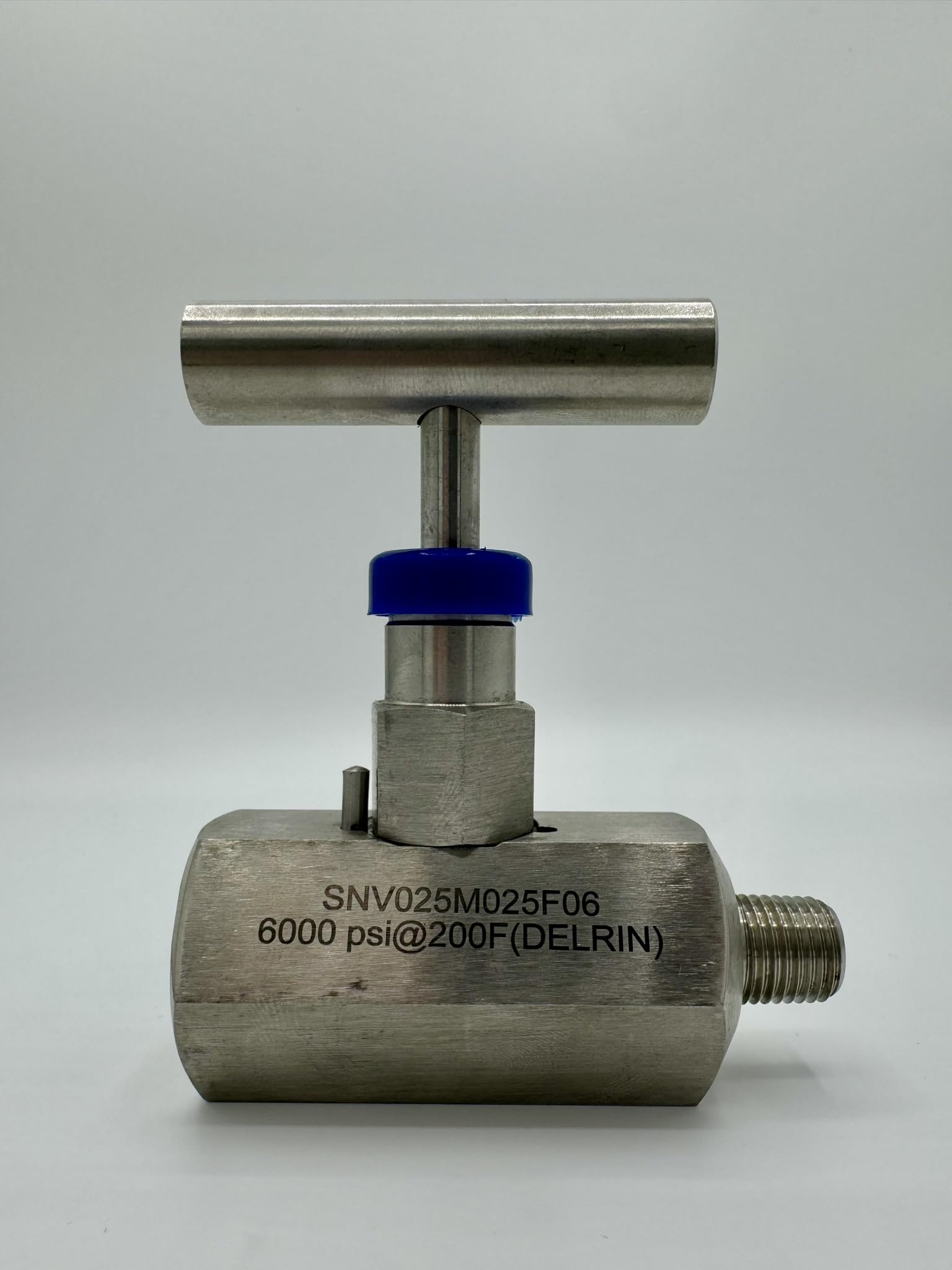 SS316 High Pressure Needle Valve | 1/4 NPT | NACE Compliant | Stainless Steel MXF | (6000 PSI)