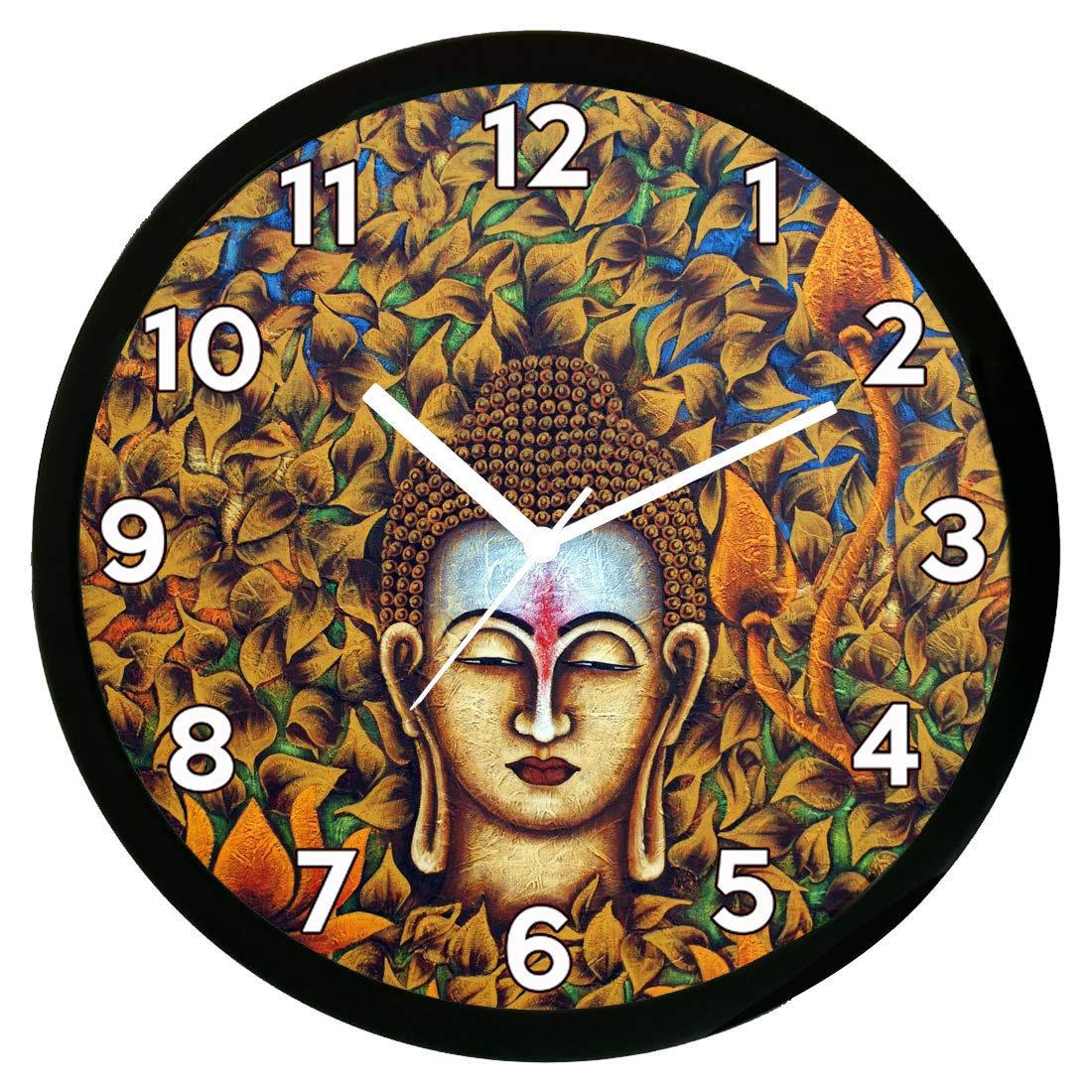 Buy Gunnu Inc Buddha Prema Analog Wall Clock for Home, Bedroom, Living