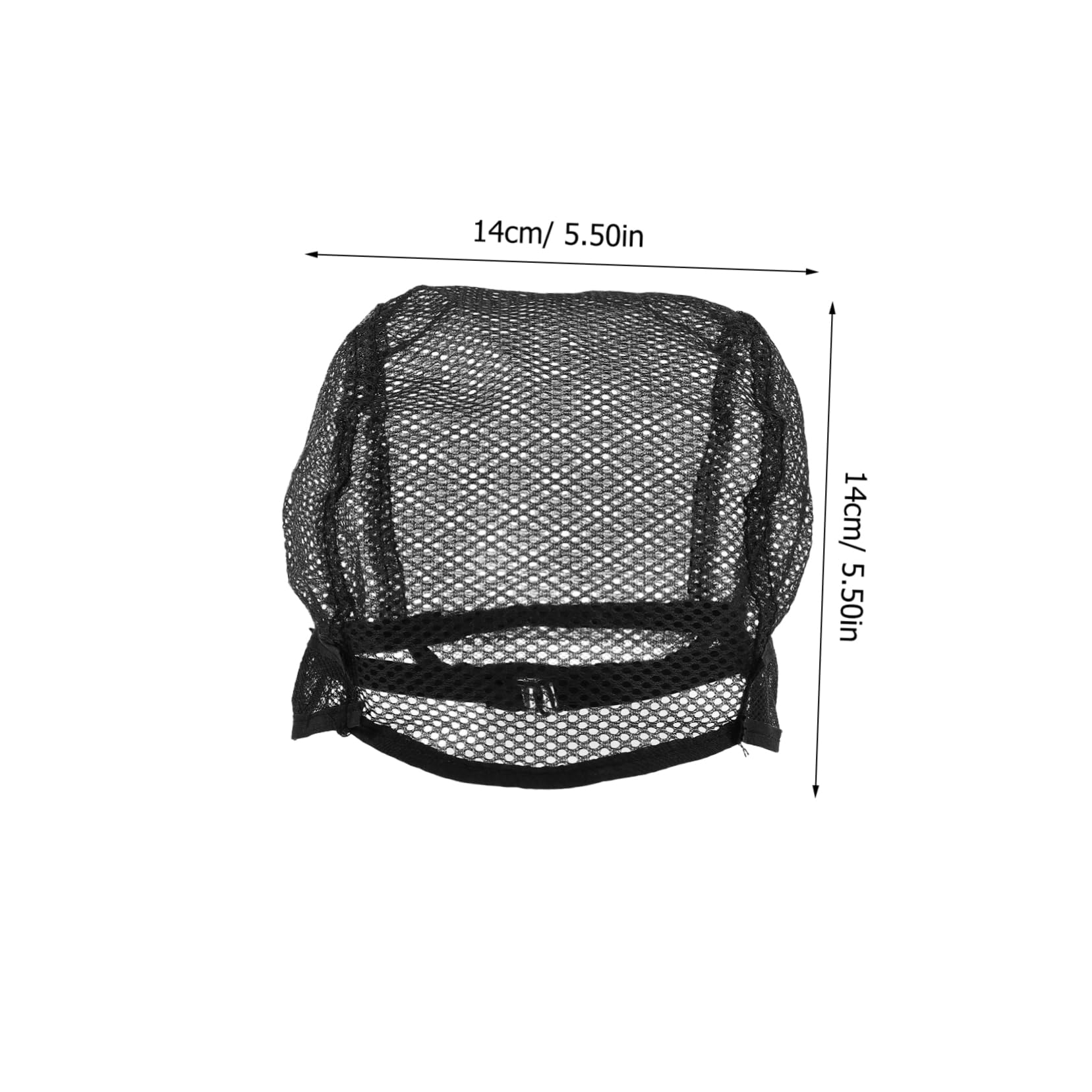 LIFKOME 2Pc Adjustable Stretch Wig Caps for Hair Weaving Lightweight Black Mesh Head Cover for Making Wigs Durable Fix Wig Net for DIY Hair Styling