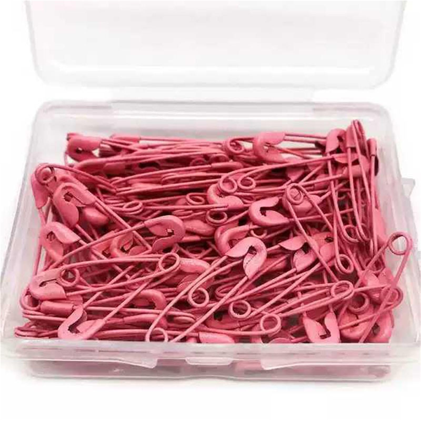 Pins 100pcs Mix Color Colorful Pins Sewing Tools Clothing Accessory 28/38mm Cardigan Sweater Brooch Pin(Pink-100pcs,Length 3.8cm)