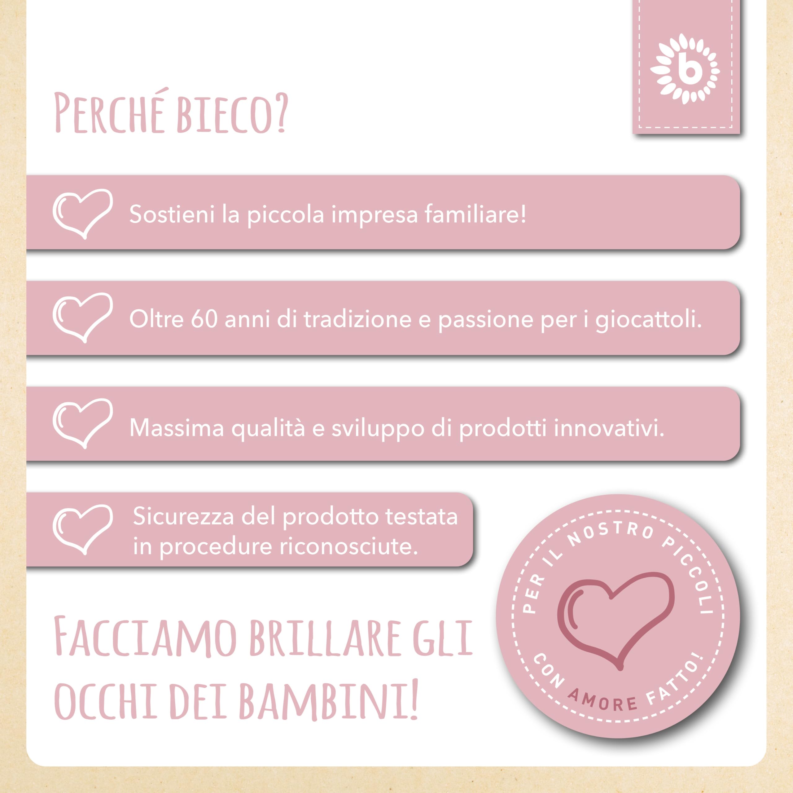 Bieco Fiocco per moto REH con bilanciere | Giocattolo motorio a partire da 1 anno | Simpatico labirinto gioco in design REH | Giocattolo per bambini in colori tenui | Giocattolo in legno per bambini |