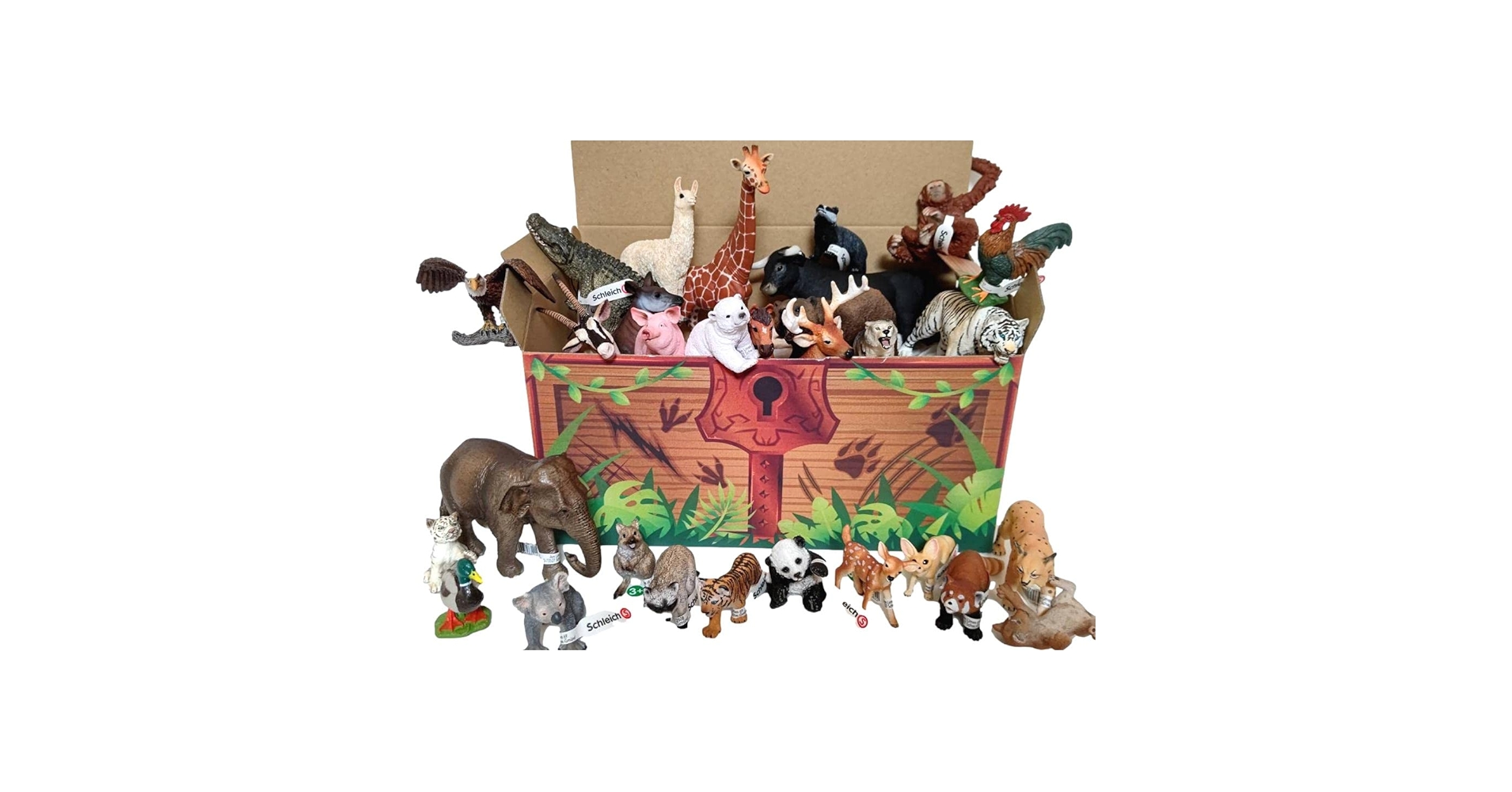 Schleich - Schleiche(シュライヒ)の動物フィギュア33点セット シュライヒ 動物 フィギュア 20点 セット 詰め合わせ Wild Life