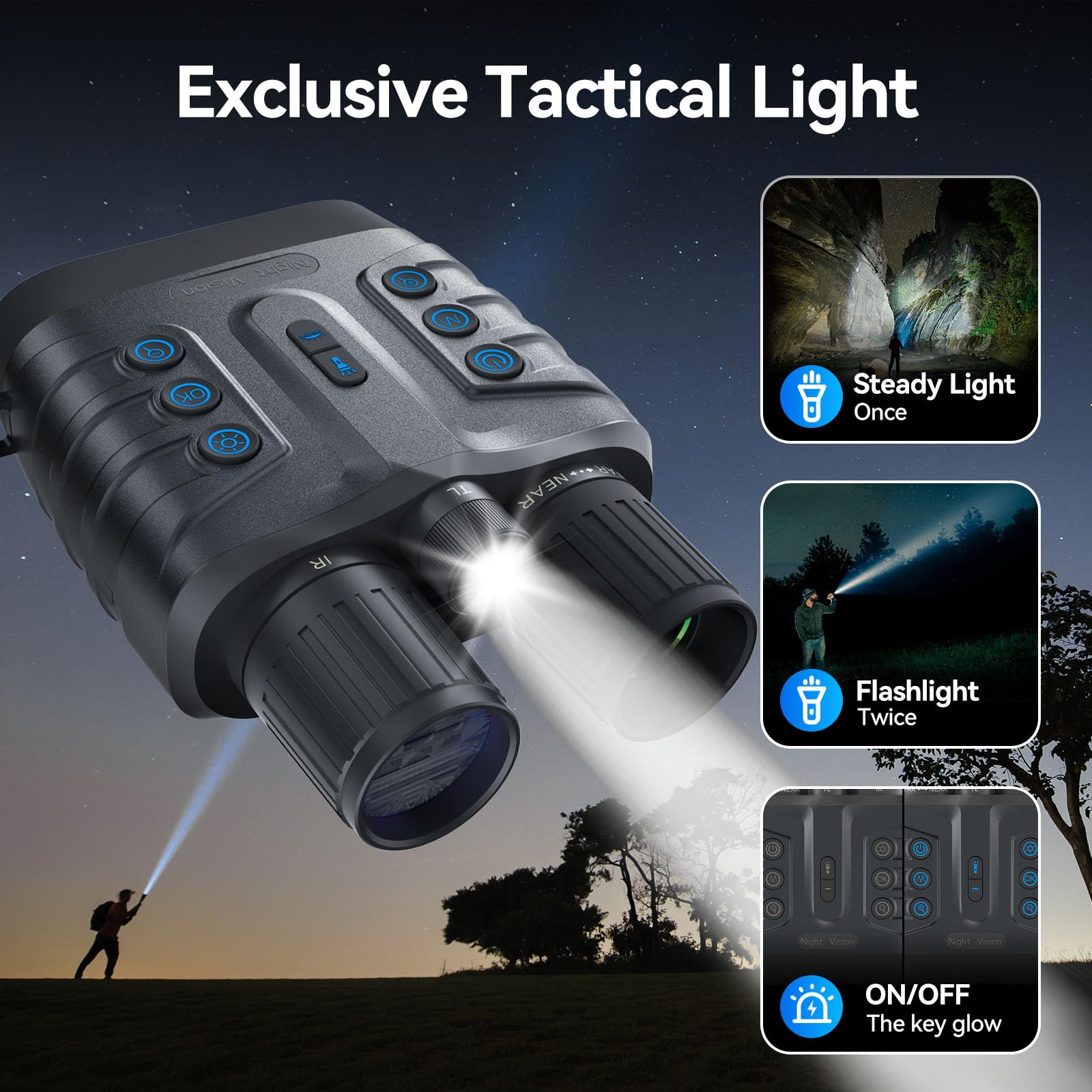 Amazon.com: Night Vision Goggles,4K Full-Color Night Vision