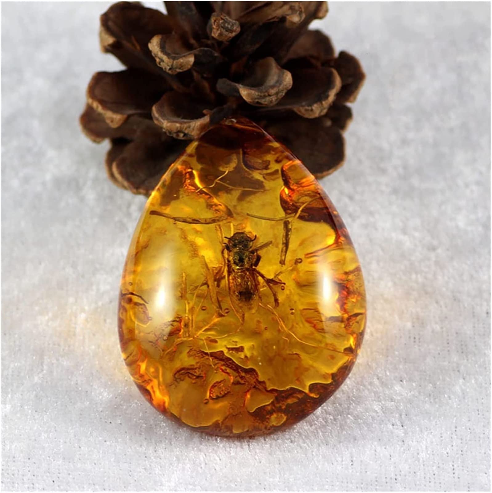 Mineralien Steine ​​Anhänger Pullover Kette Natur Insekt Skorpion Kunsthandwerk Geschenk Halskette Schmetterling Insekten Stein Edelstein Stein Anhänger DIY. Ornament Kristallsteine ​​Dekoration Volle