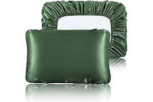 SiinvdaBZX Woodland Green Satin Pillowcase: Enhancing Hair and Skin Vibrancy