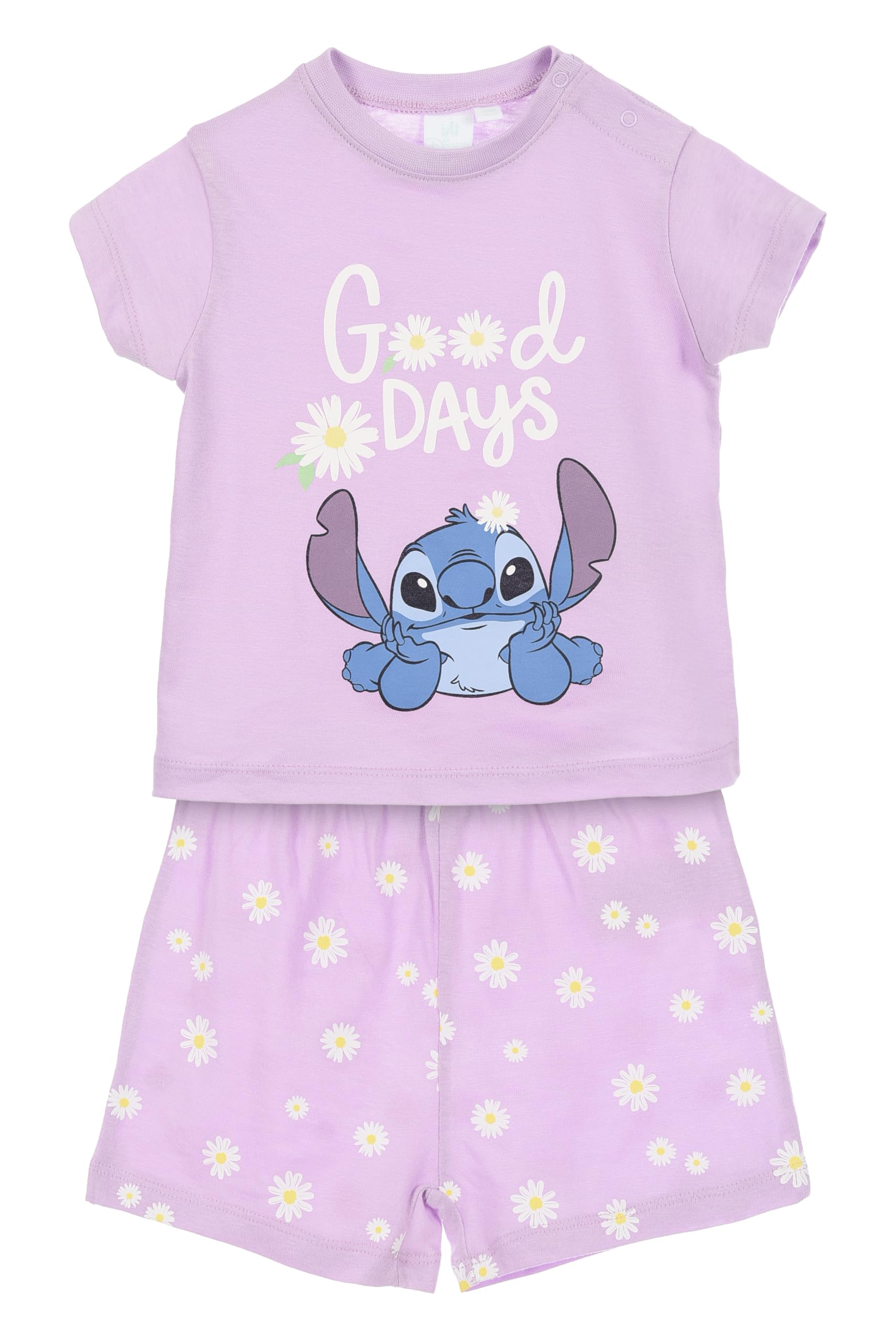 Disney Lilo et Stitch, Pyjama Court, Bébé Fille (Violet,12 Mois)