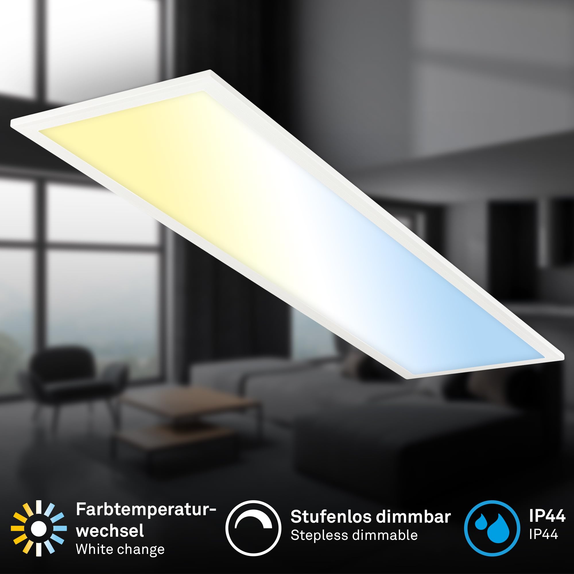 LED Plafondlamp - Badkamerlamp - Trion Camy - Opbouw Rond 22W