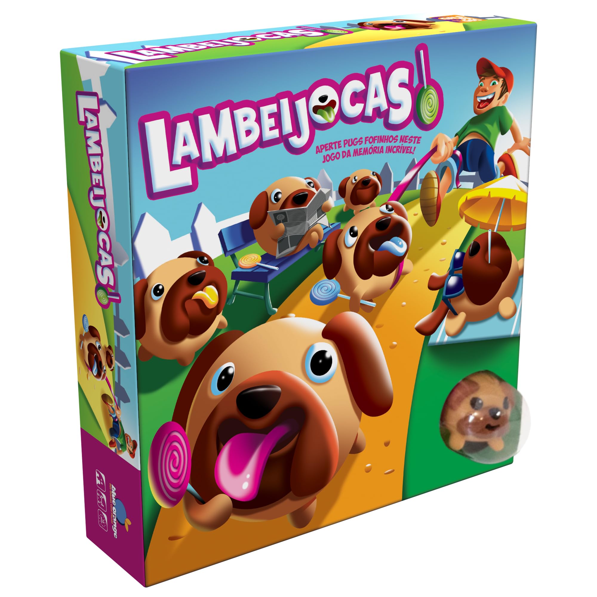 Galápagos Lambeijocas, Jogo de Tabuleiro, 2 a 4 Jogadores, a partir de 4 Anos, 15 min, Competitivo