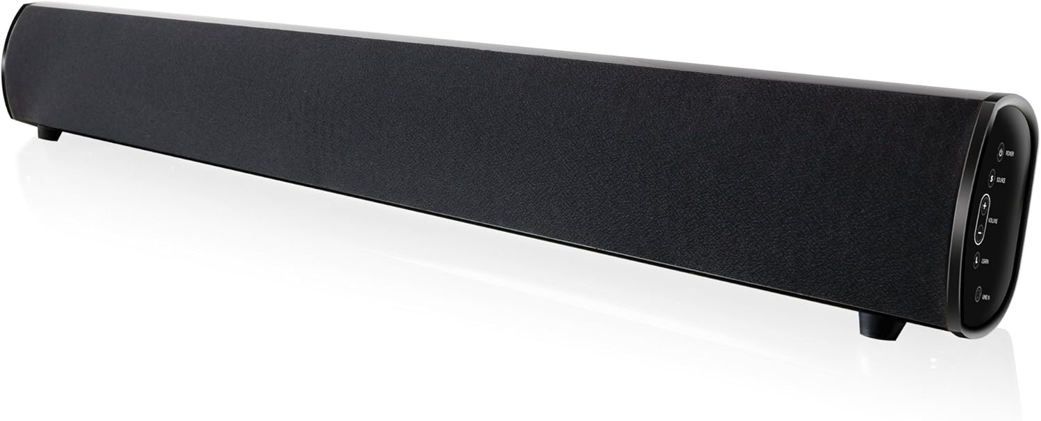 iLive IT202B 2.1 Channel Stereo Sound Bar with FM Radio (Black