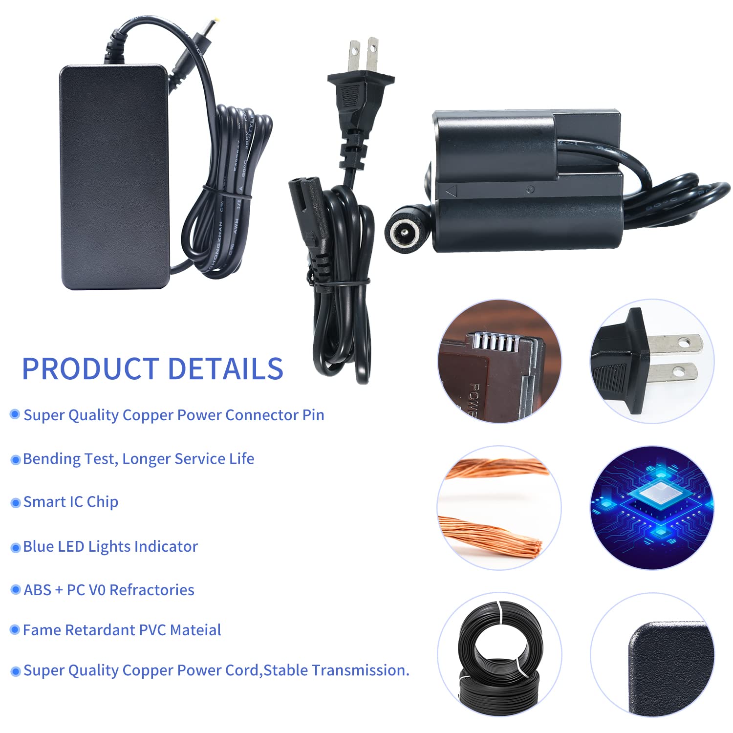 Amazon.com : DSTE AC Power Supply Adapter and Dummy Battery