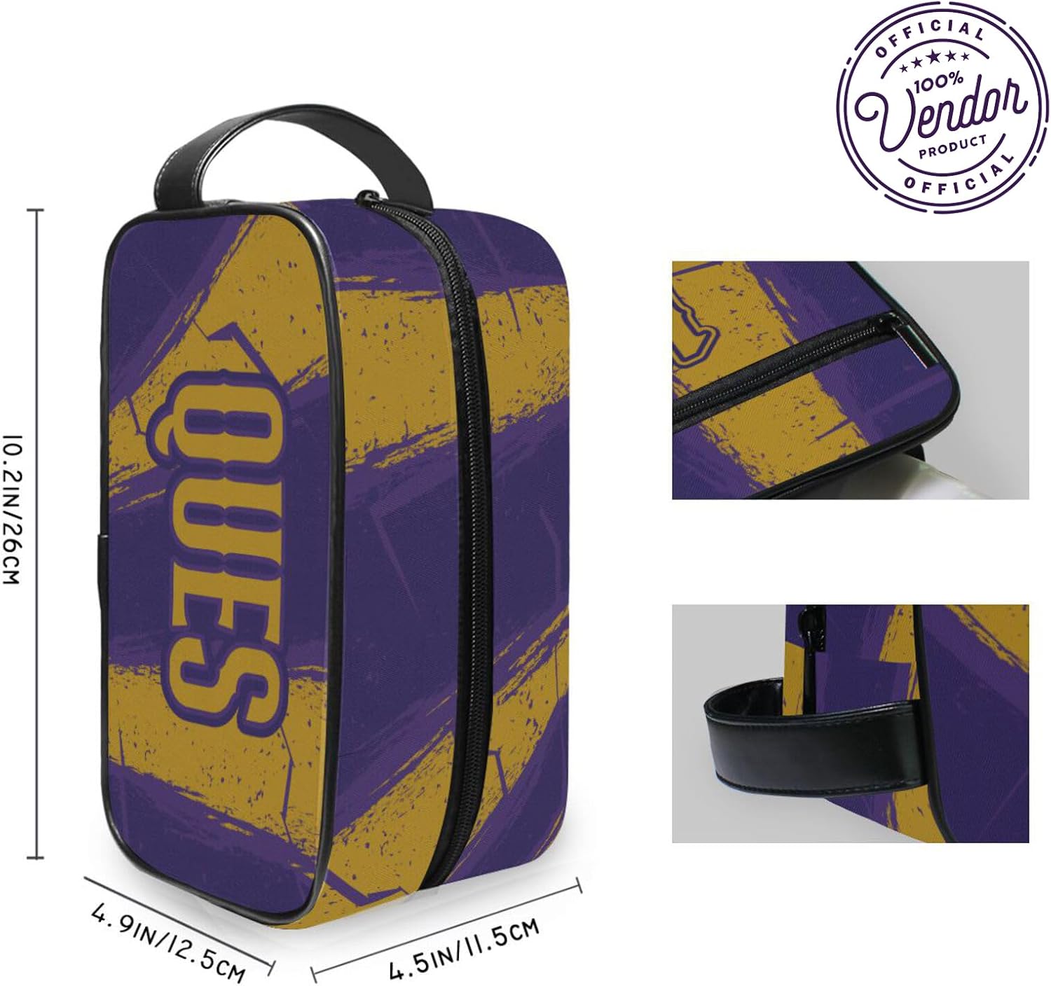 Omega Psi Phi - Travel Organizer Toiletry Bag/DOPP Kit - Light - Official Vendor