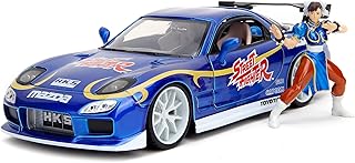 Street Fighter 1:24 1993 Mazda RX-7 Die-Cast Car & 2.75