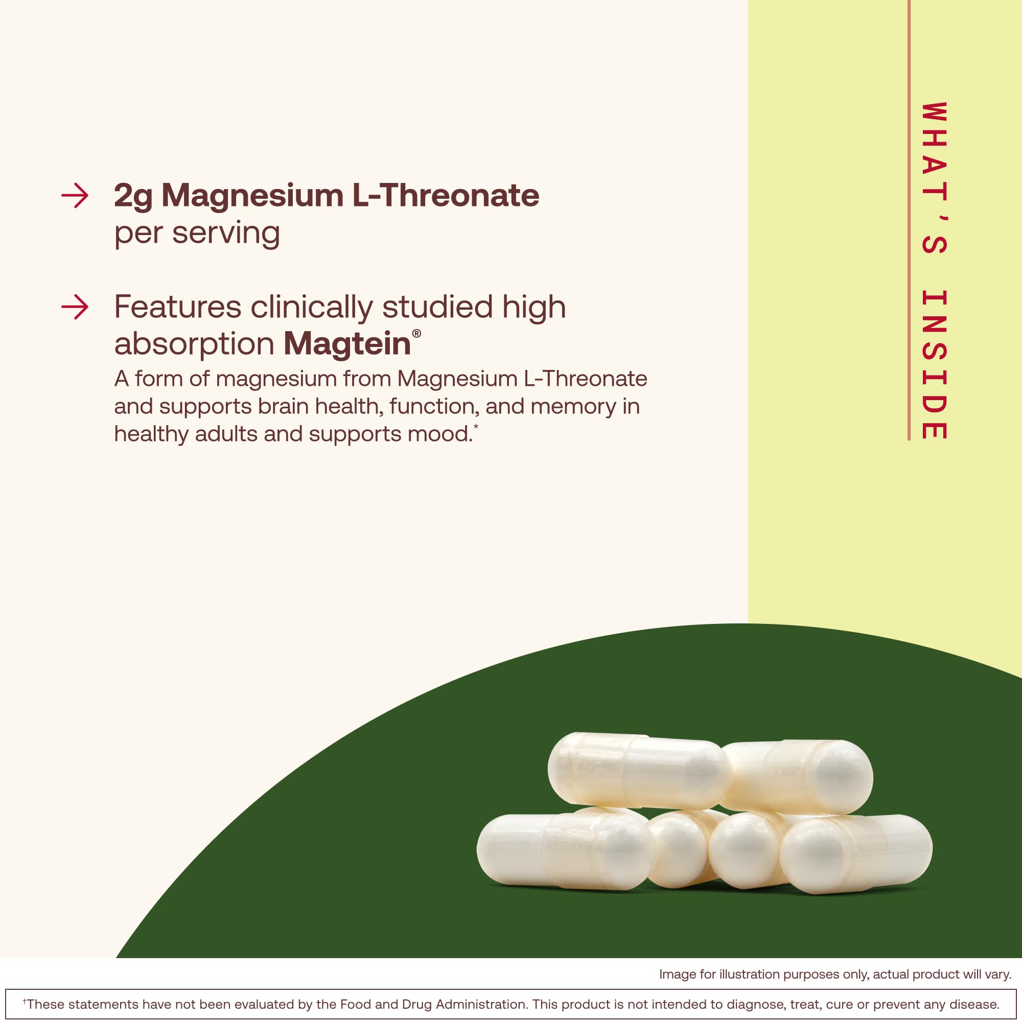 Jarrow MagMind Magtein Magnesium L-Threonate, 90 Capsules — Amazon image 3