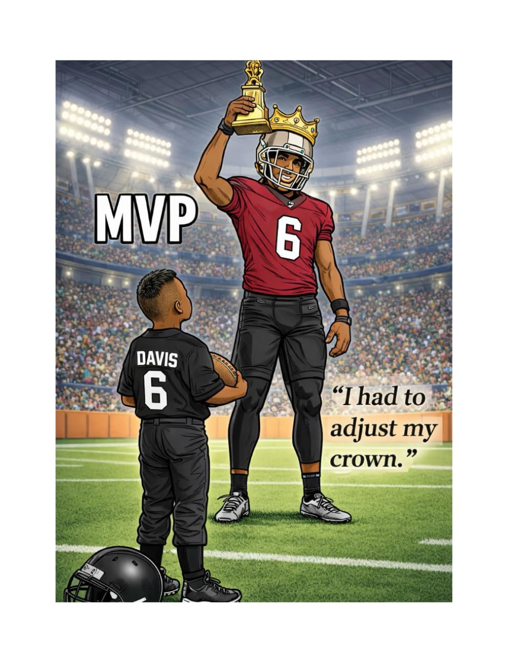 MVP Mindset: Football coloring book with affirmations