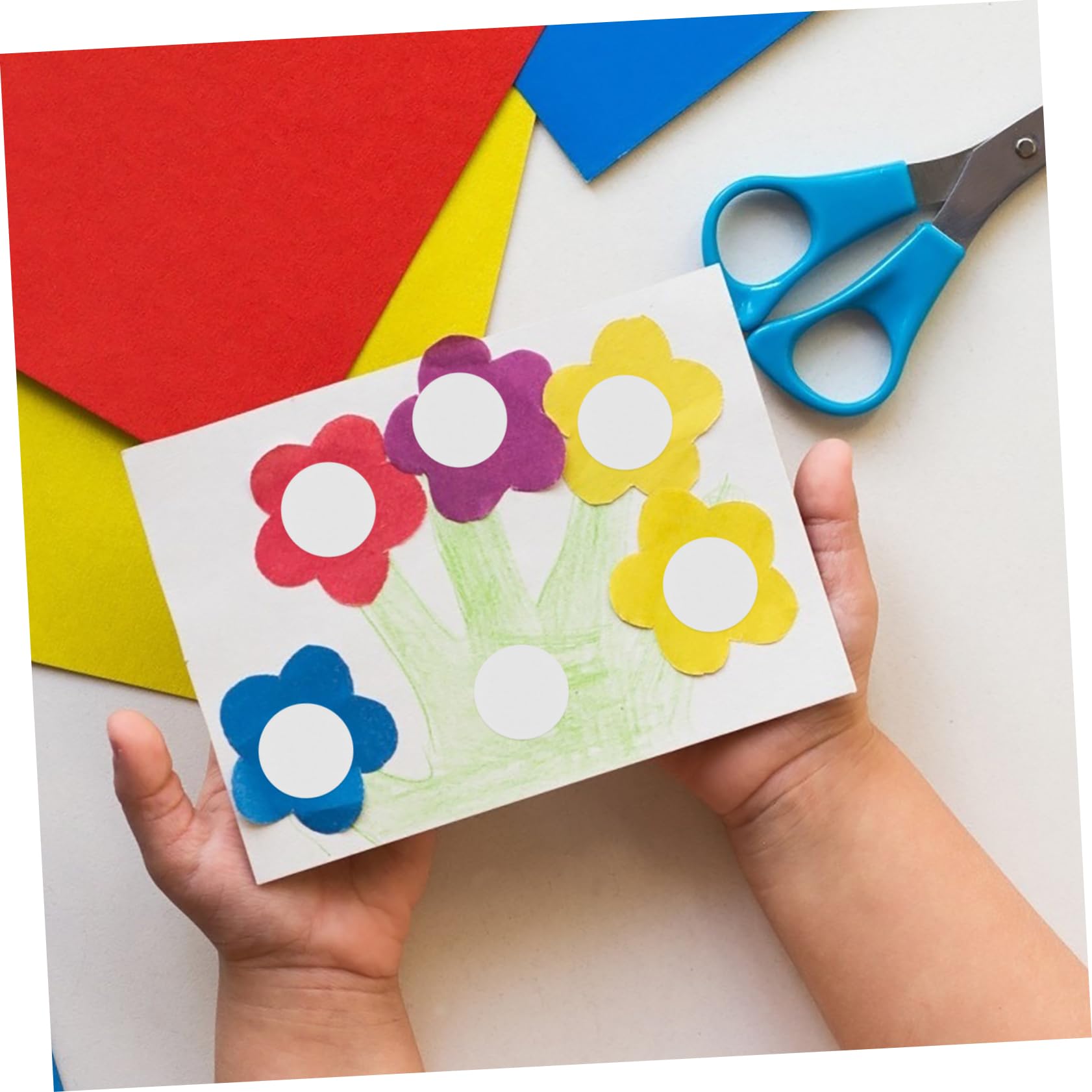 ULDIGI Double Sided Adhesive Dots 300pcs Sticky Dots for DIY No Glue Mark Acrylic Pad