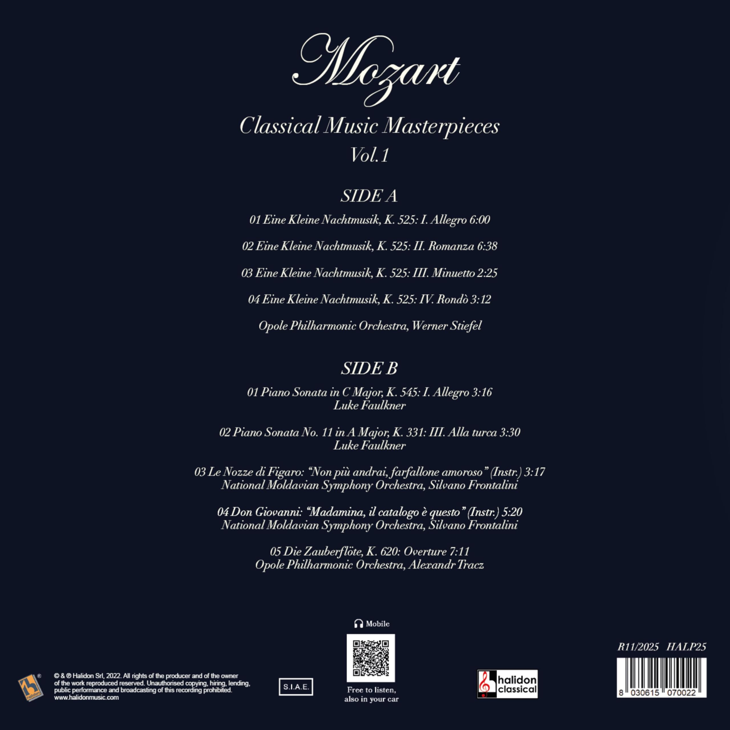 Vinile Mozart Wolfgang Amadeus – Classical Music Masterpieces