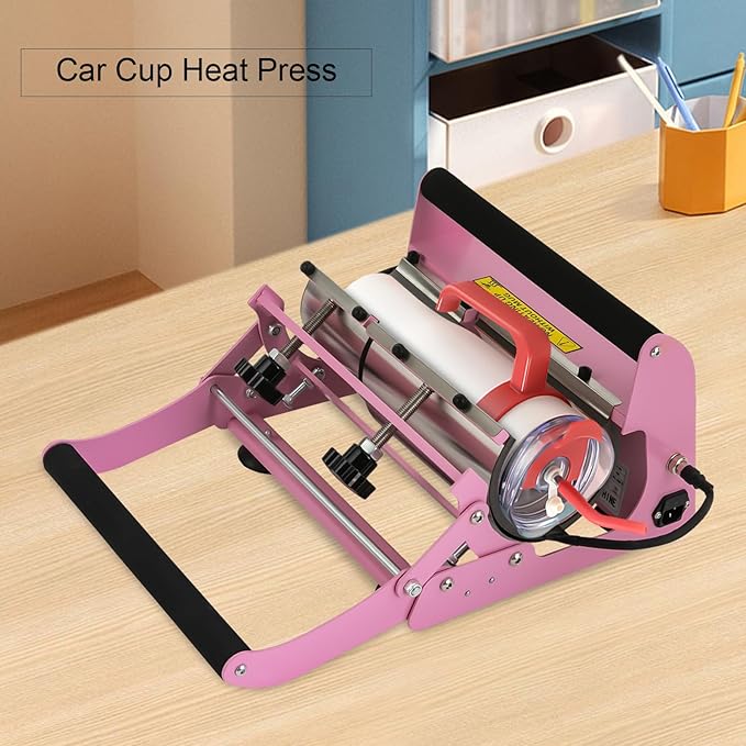 Prensa Térmica para Tazas GXFCHYL 40oz 500W, Ajuste de Temp y Tiempo, Rosa miniatura 4