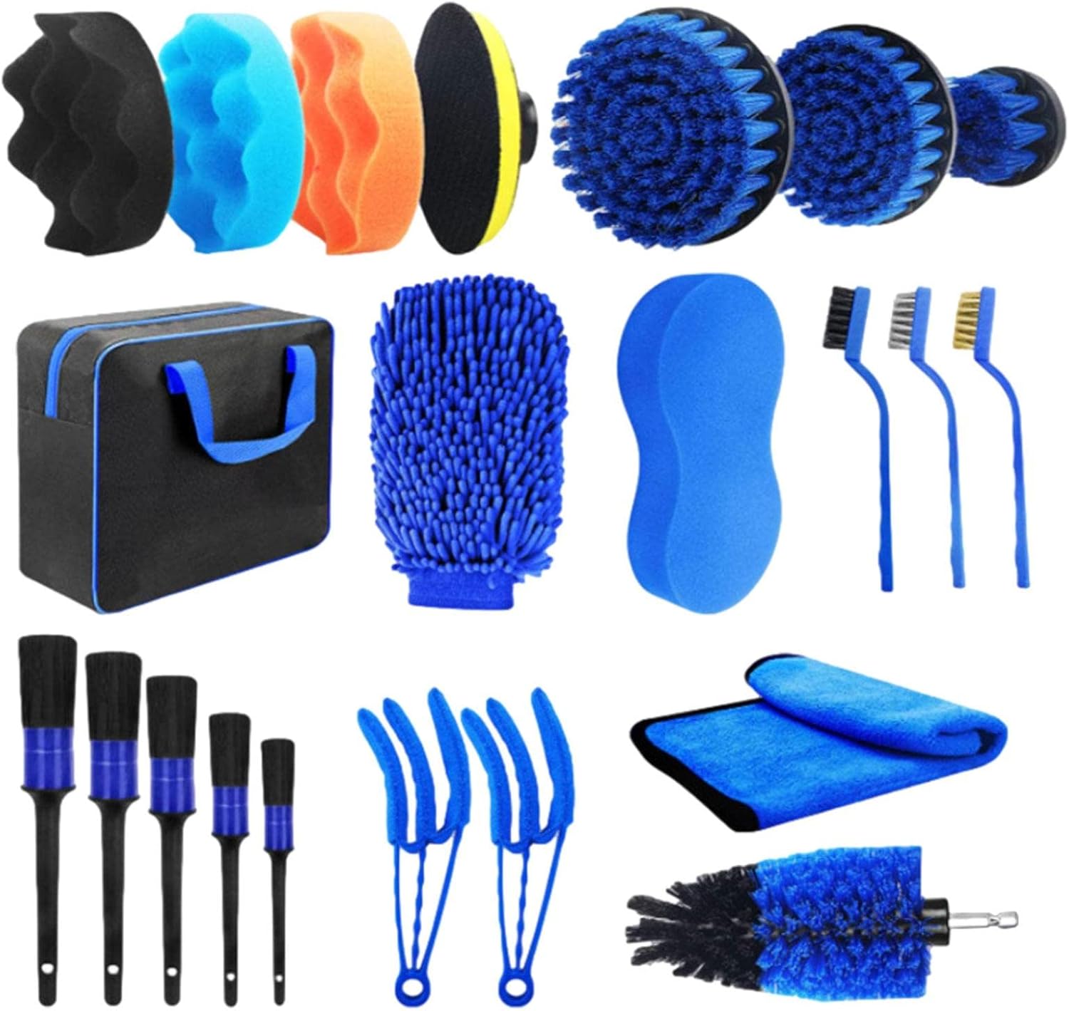 Car Detailing Kit, Car Detailing Kit Wheel Tire Cleaning Tools Car