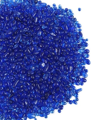 Miniatura 3 de Decorative Round Flat Glass Beads,Glass Marbles,Glass Pebbles,Vase Filler Beads for Fire Pit Crafts Aquarium Garden Decoration,3-6mm,1-Pound Jar