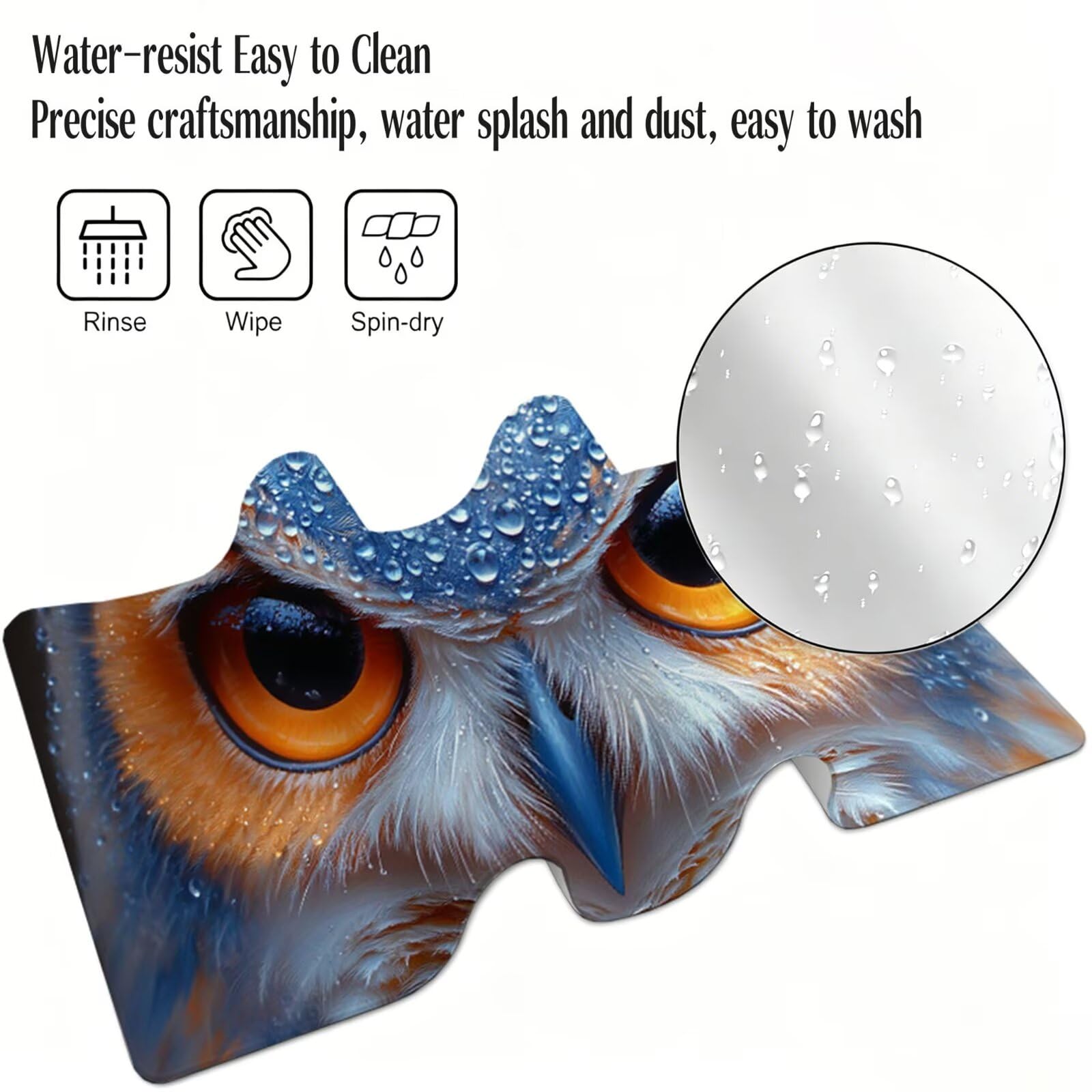 Tapis de Souris Gaming XXL,1000x500x3mm Tapis de Souris orange,Grand Tapis de Bureau Sous Main avec Surface Spéciale Améliore la Vitesse et la Précision,Imperméable Mouse Pad animal pour Bureau XF-379