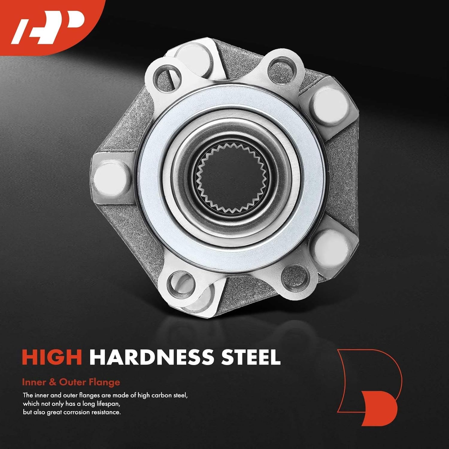 A-Premium Front Wheel Bearing and Hub Assembly with 5-Lug Compatible with Nissan Sentra 2013-2019, Leaf 2013-2017, NV200 2013-2019, Chevrolet City Express 2015-2018