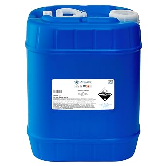 Lab Alley Glycolic Acid 70% Solution, Lab Grade, Ideal for Skin Care Routines - 5 Gallons
