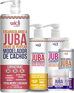 Kit Widi Care Juba Encaracolando 1L, Shampoo, Condicionador, Geleia, Máscara